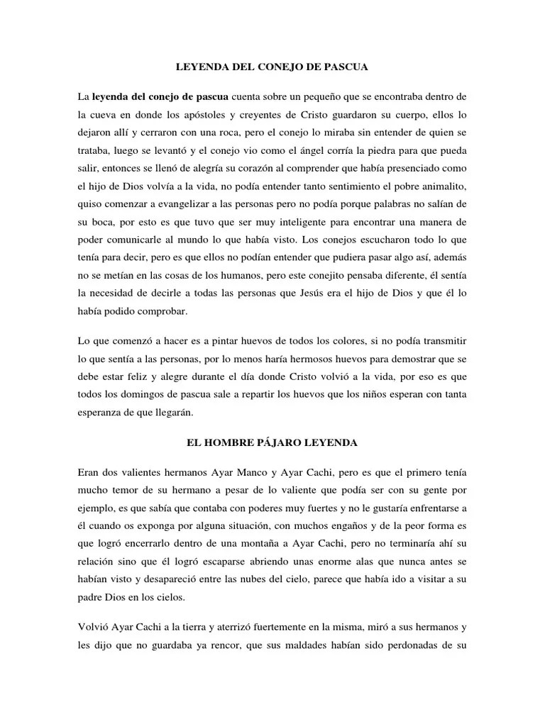 Leyenda Del Conejo de Pascua Copia