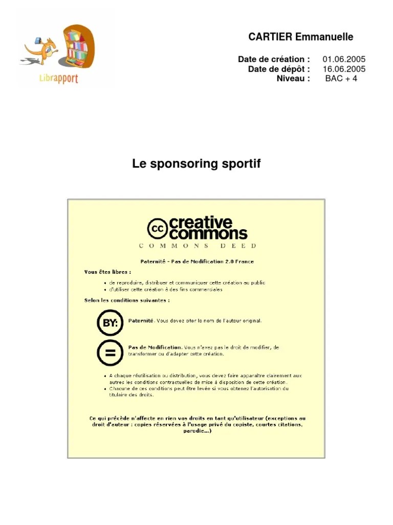 Le Sponsoring Sportif Audience Measurement Sports