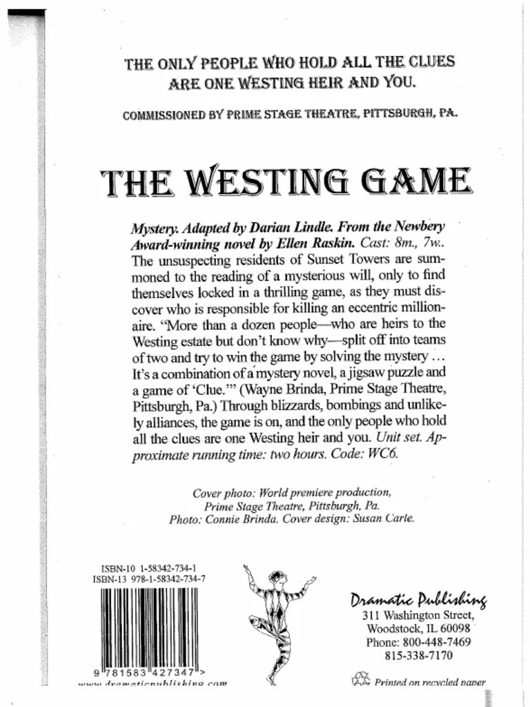 The Westing Game Character Description