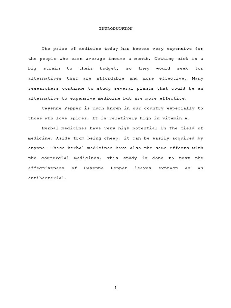 Antibacterial Property of Cayenne Pepper PDF Cayenne Pepper Wellness