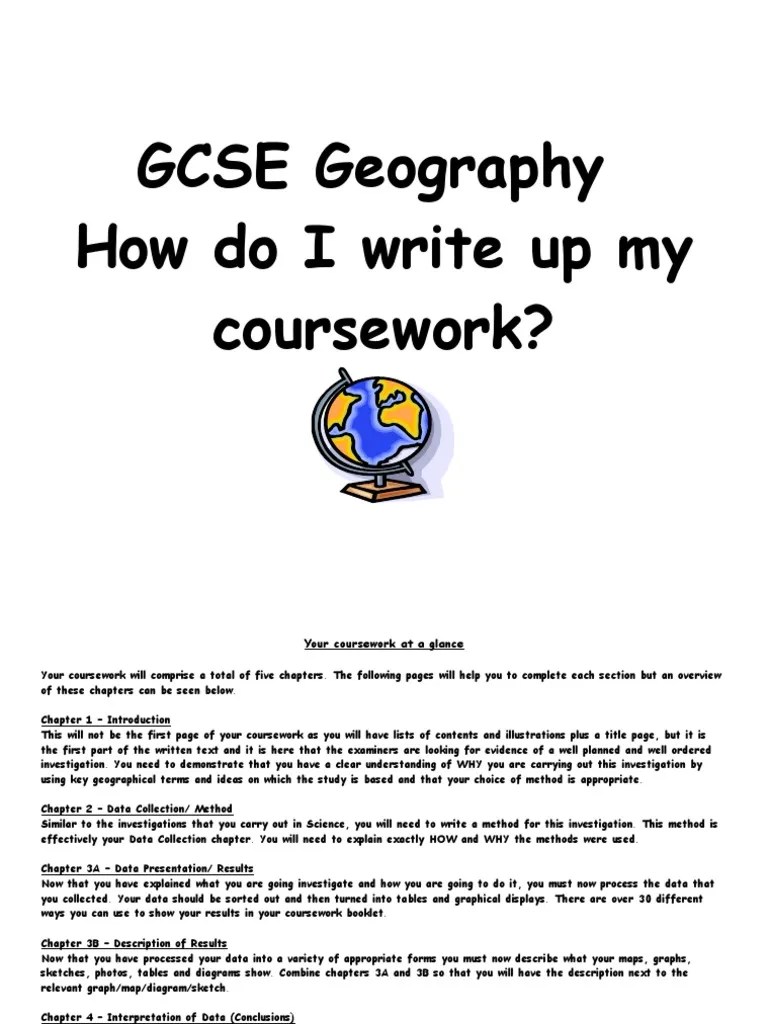 GCSE Edexcel Geography Coursework Guide Infographics Randomness