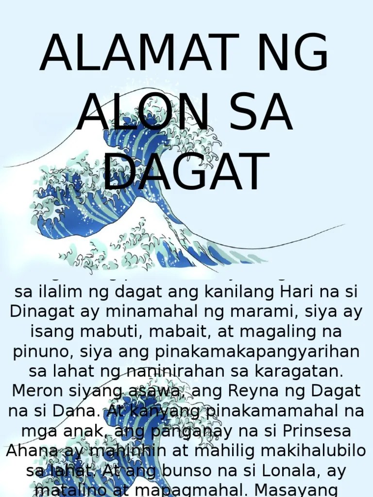 Alamat NG Mga Alon PDF