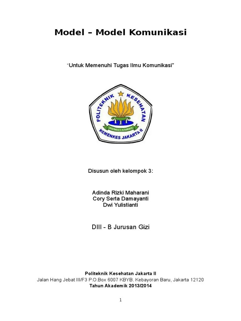 3. Model - Model Komunikasi