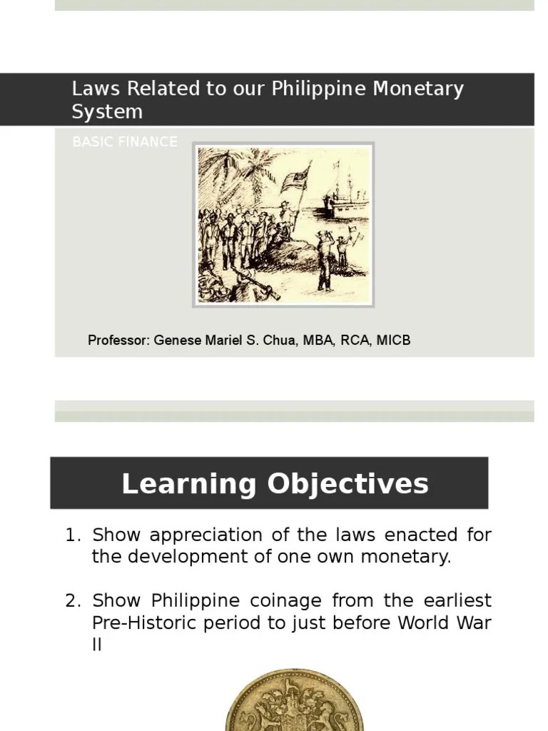 3. Laws Related to Our Philippine System United