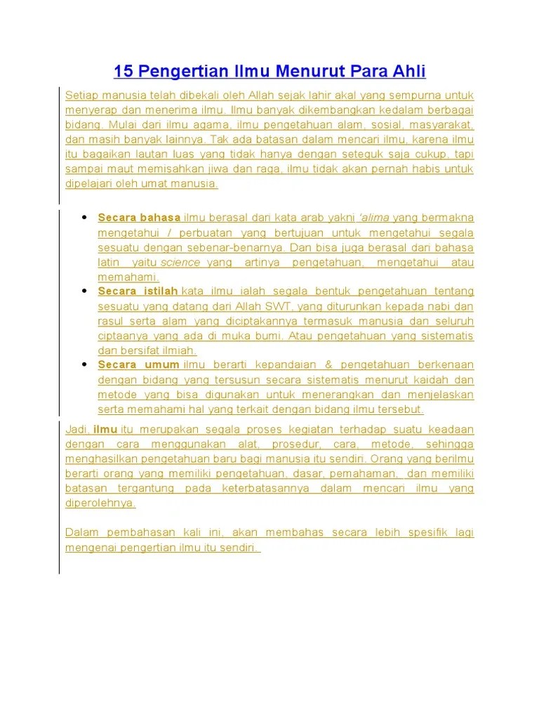 Pengertian Ilmu Jiwa Menurut Para Ahli - Terkait Ilmu