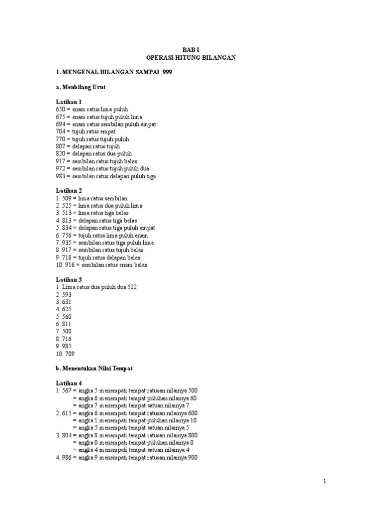 Kunci MTK Kls 3 TBKG | PDF