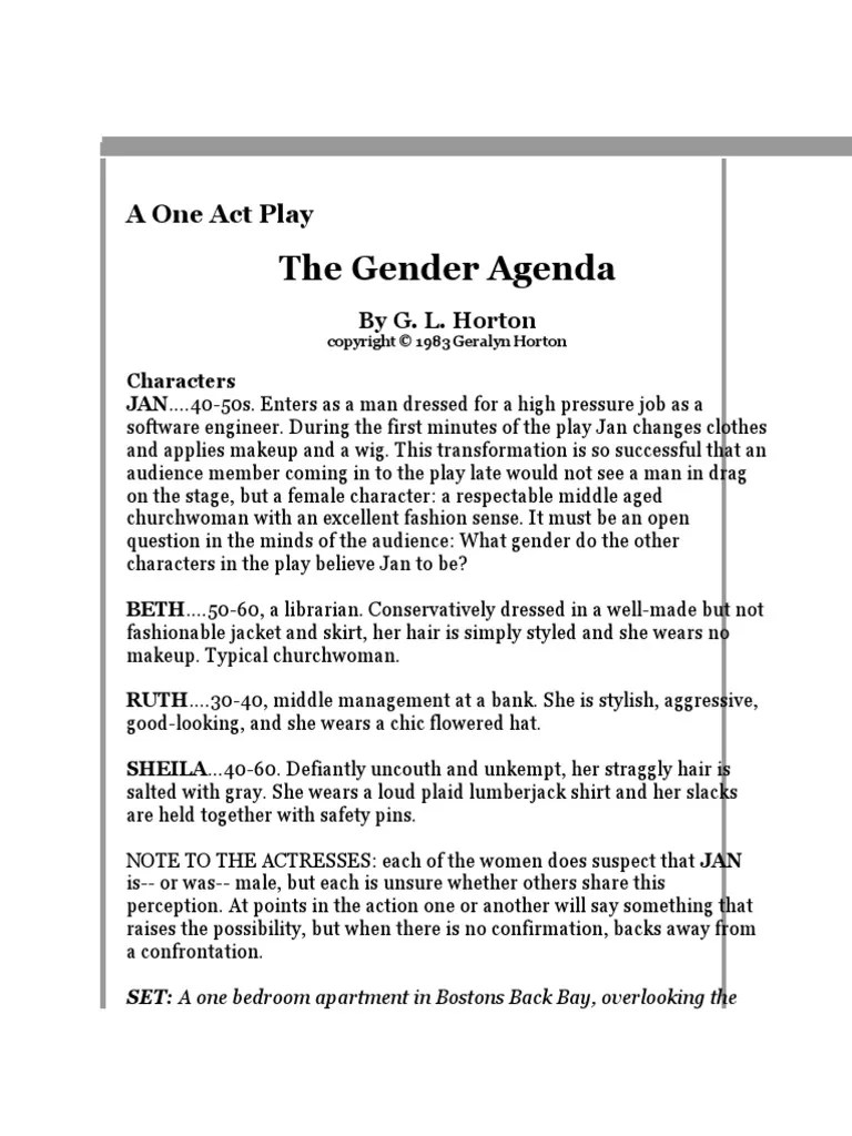 A One Act Play Leisure