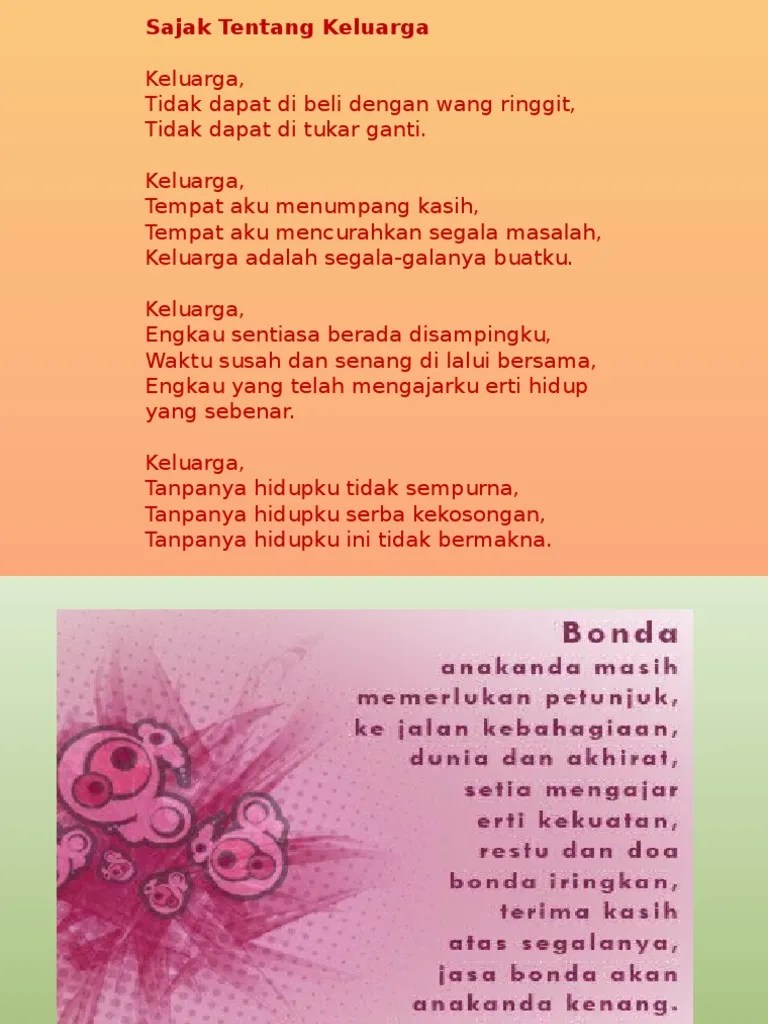 Sajak Tentang Keluarga PDF