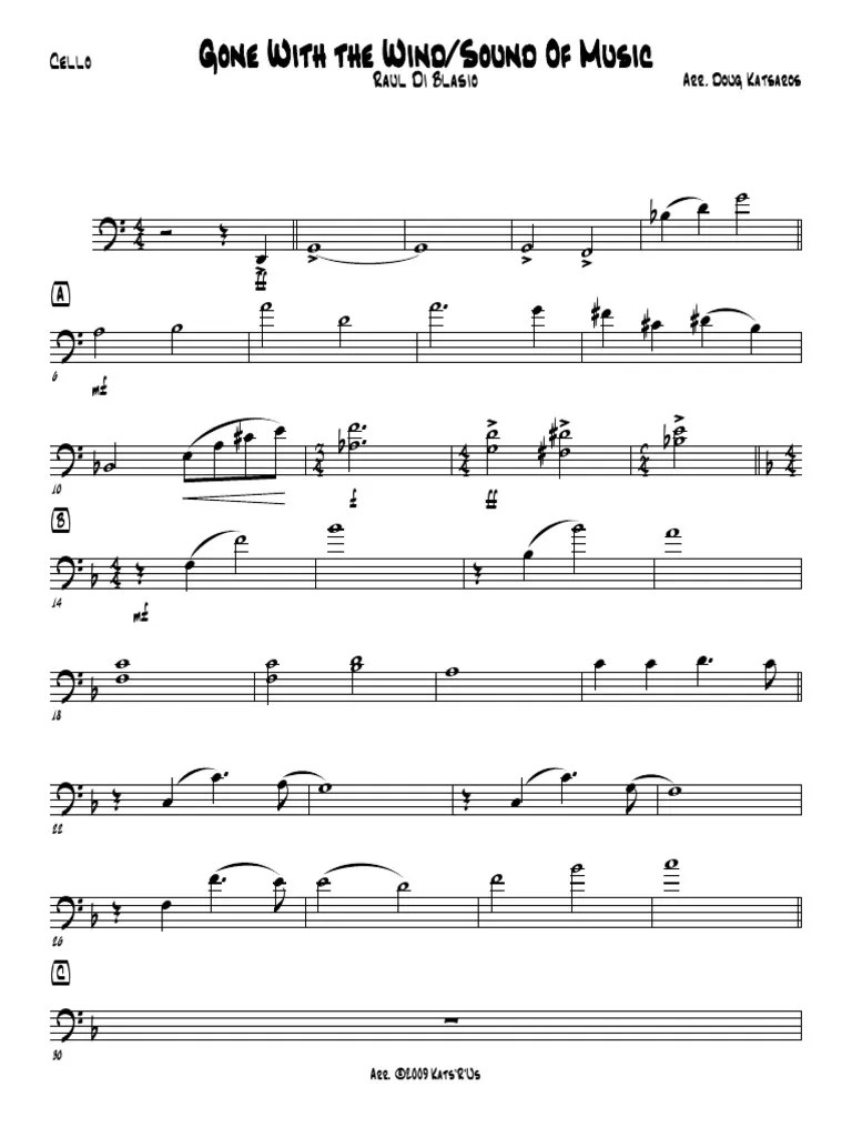 Sound of Music Cello PDF