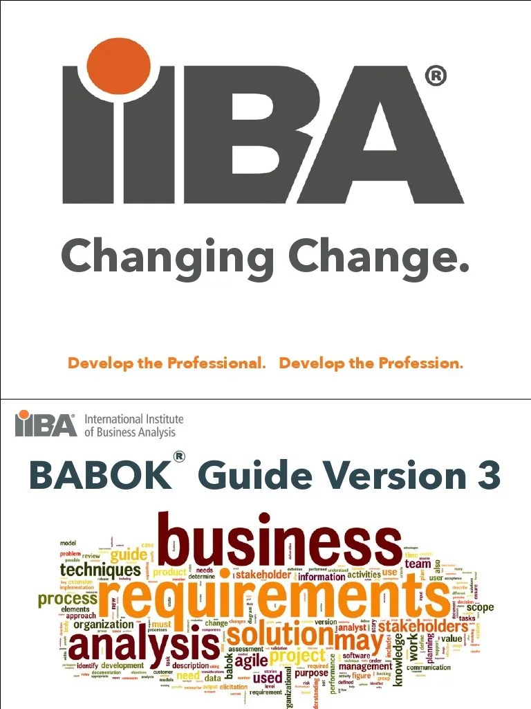 BABOK v3 Australia PD Days Australia IIBA Chapter
