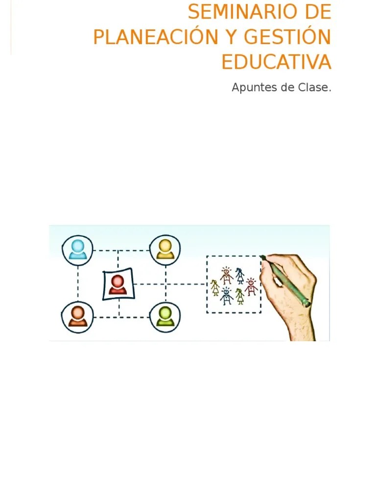 Planeacion y Gestión Educativa. Planificación Evaluación