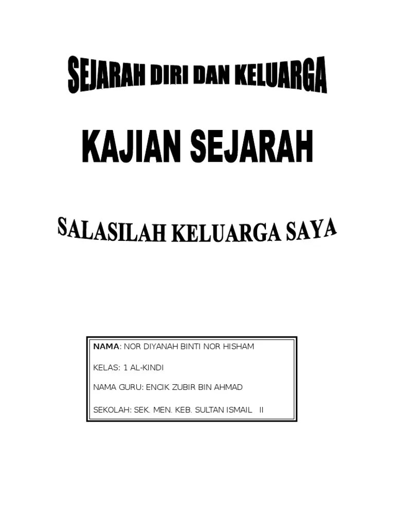 20007592 Kerja Kursus Sejarah Tingkatan 1 2009