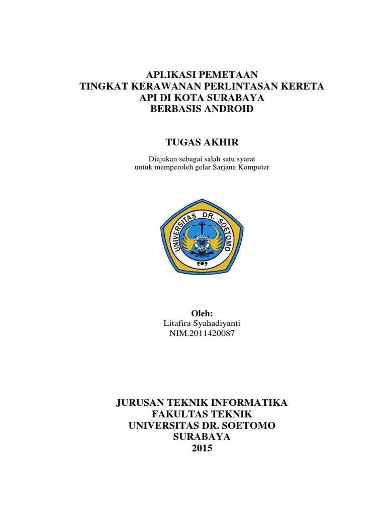 APLIKASI PEMETAAN TINGKAT KERAWANAN PERLINTASAN KERETA API