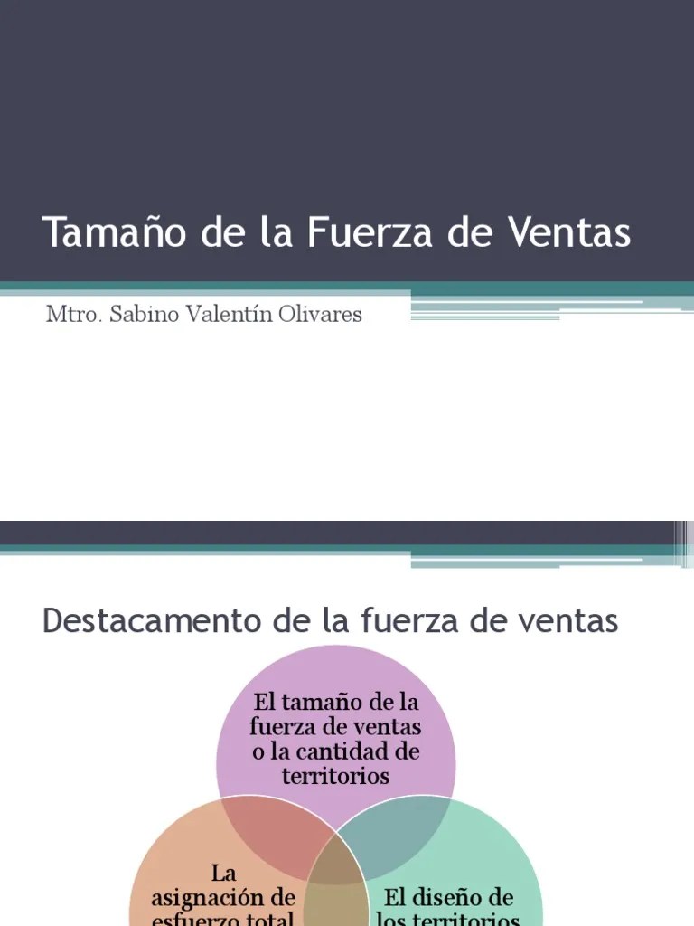 Tamaño de La Fuerza de Ventas Mercado (economía) Business