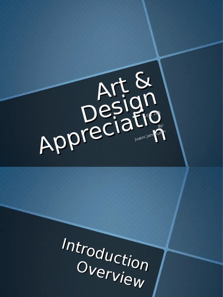 1. VCS105 ART AND DESIGN APPRECIATION Book Publishing Companies Books