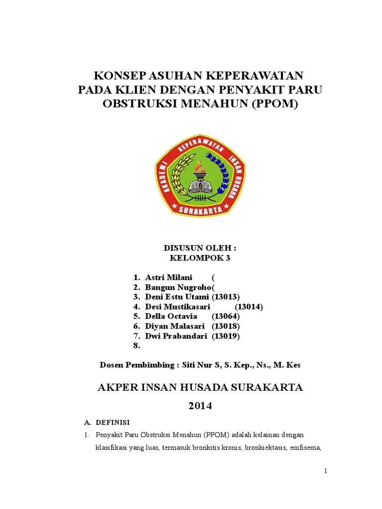 Konsep Askep Ppom Ppok PDF
