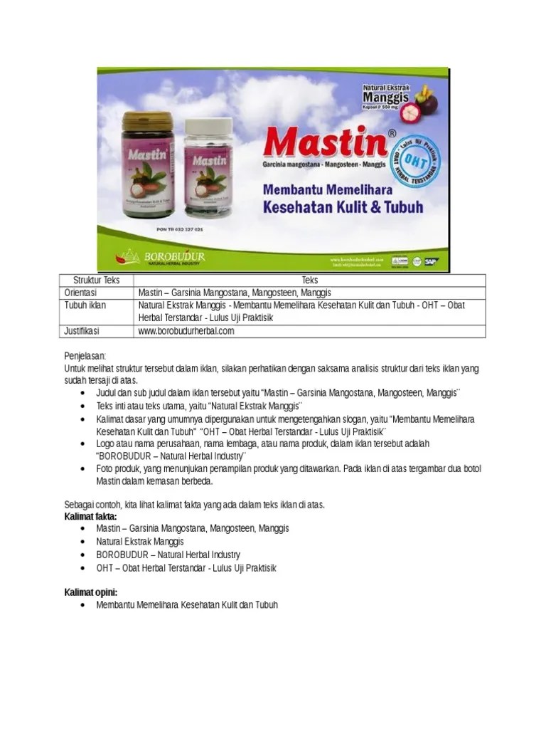 Contoh Teks Iklan Beserta Strukturnya - Mosaicone