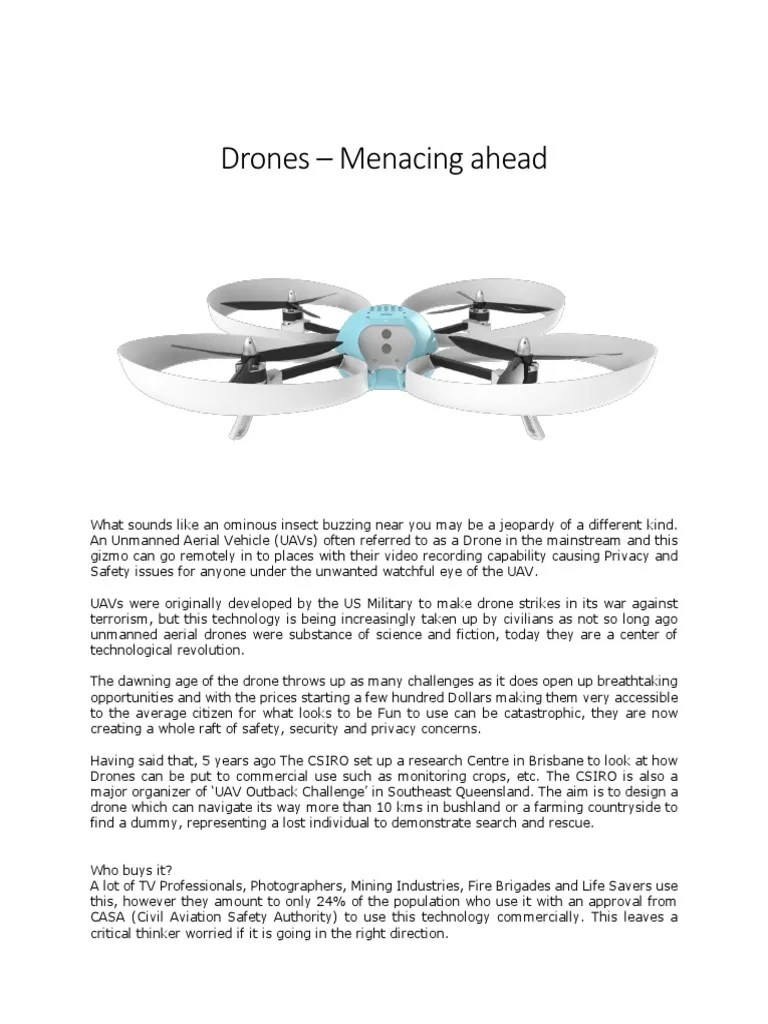 Article About Drones Advantages and Disadvantages Ameen Unmanned
