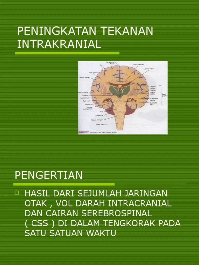 PENINGKATAN TEKANAN INTRAKRANIAL