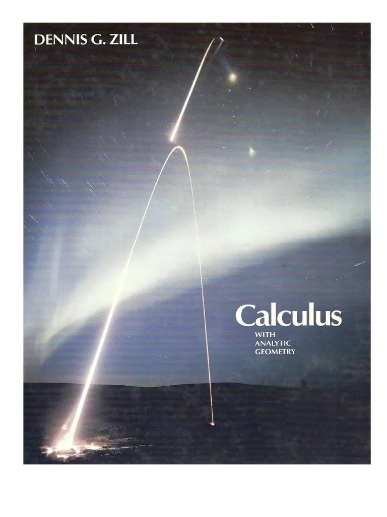 Calculus With Analytic Geometry Dennis G. Zill