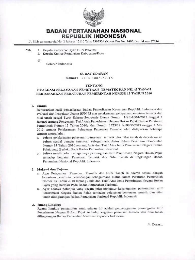 Contoh Surat Edaran | PDF