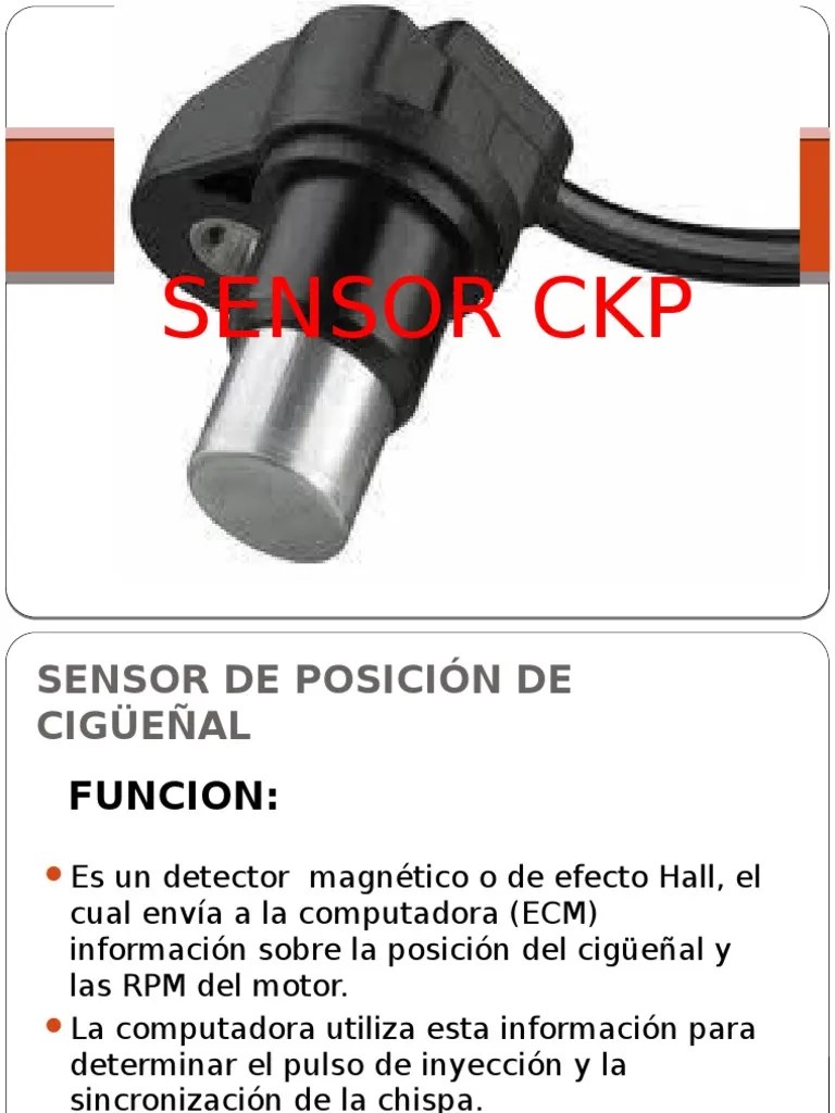 Sensor CKP y CMP