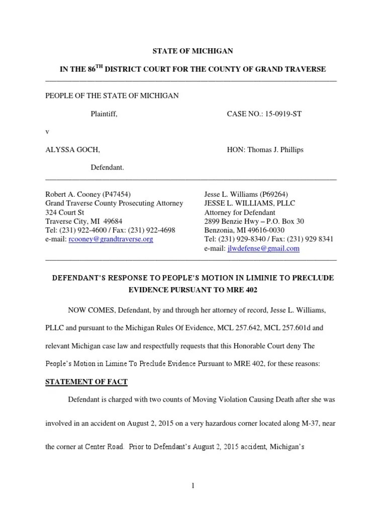 People v Goch Reply to Pros Motion in Limine 120415 Scan