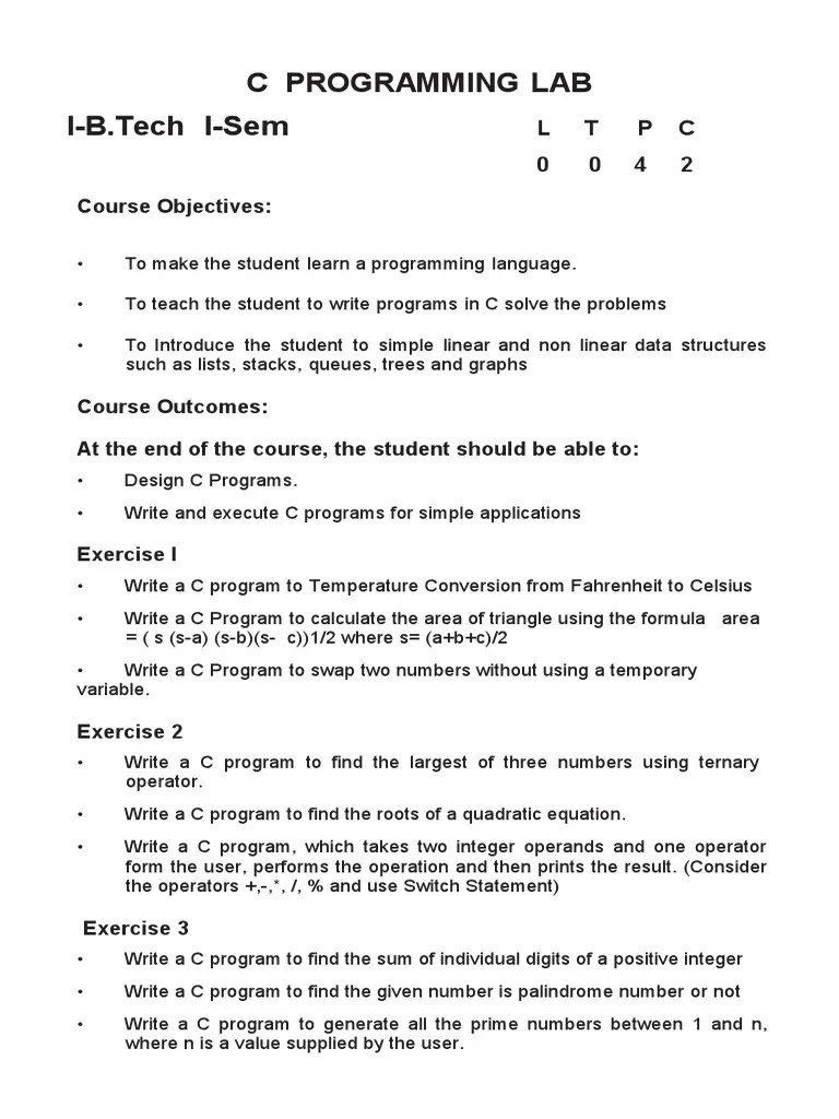 c Programming Lab C (Programming Language) String Science)