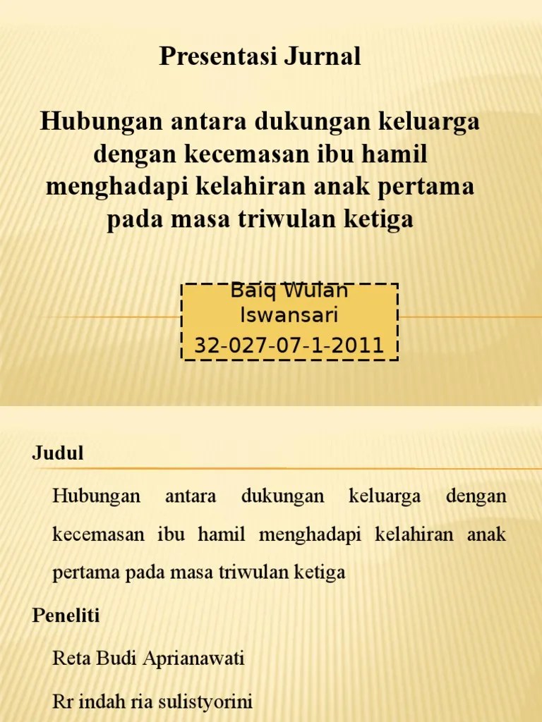 Presentasi Jurnal Maternitas KDM.ppt