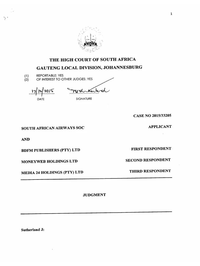 SAA gag order ruling