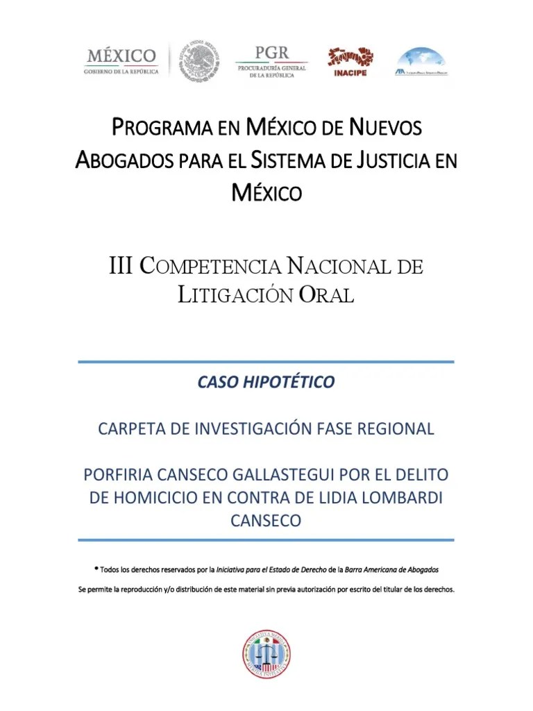 Carpeta de Investigación Caso Lidia Lombardi CansecoVersión Final