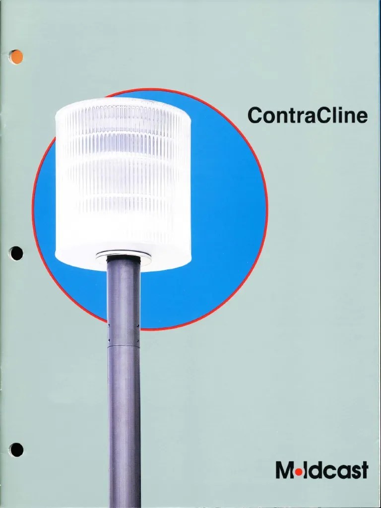Moldcast Contra Cline Series Brochure 1997 PDF Lighting Natural