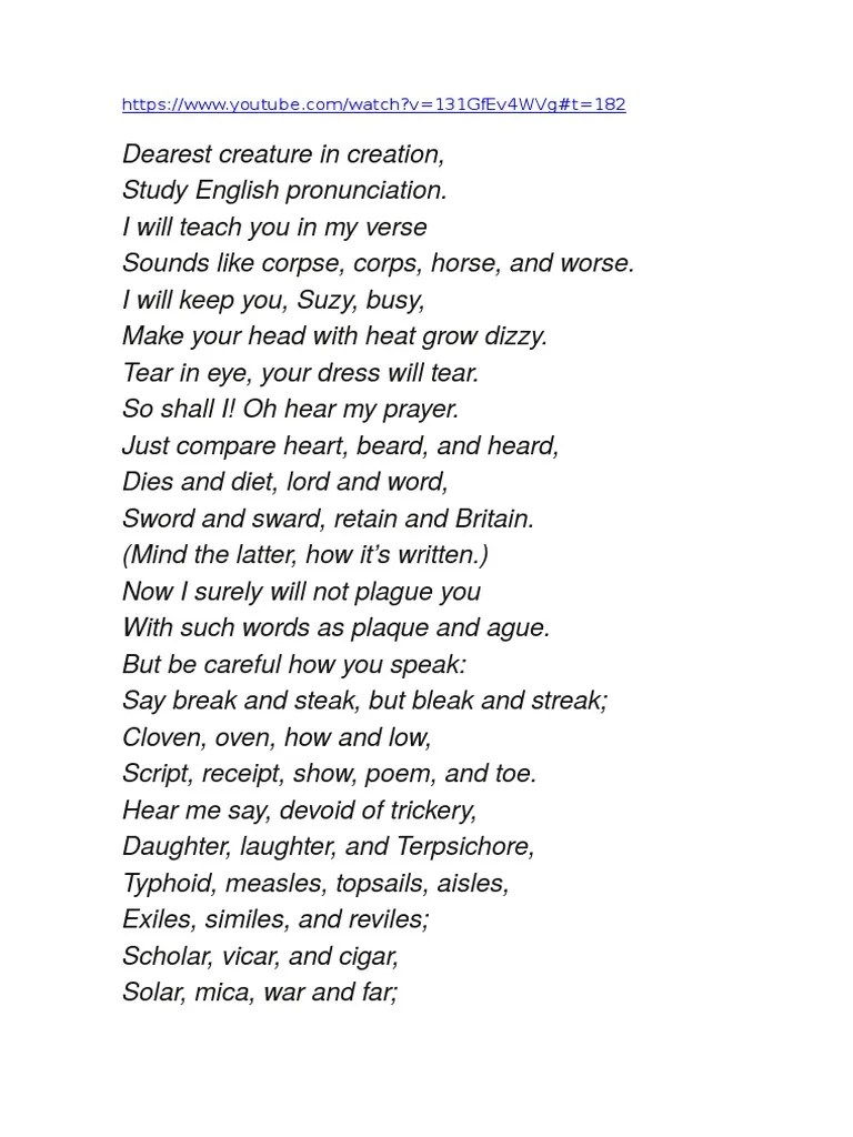 The Chaos of English Pronunciation PDF