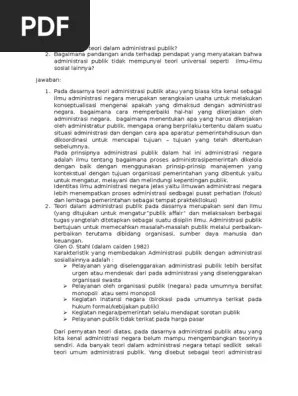 Administrasi Publik | PDF