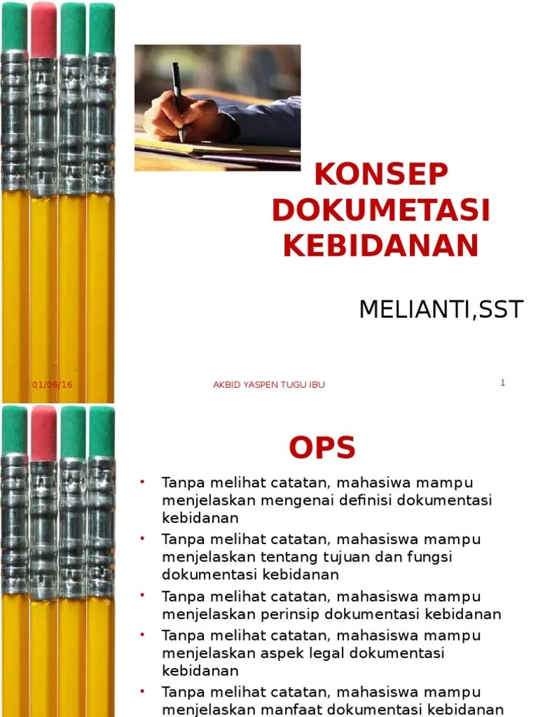Konsep Dokumentasi Kebidanan