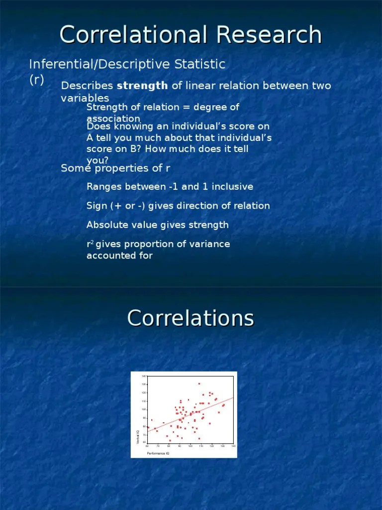 Correlational Research Causality Correlation And Dependence