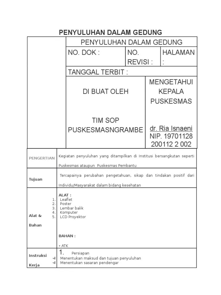 PENYULUHAN DALAM GEDUNG (Ii) | PDF