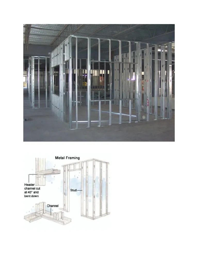 A StepbyStep Guide to Framing Walls with Steel Studs PDF Framing