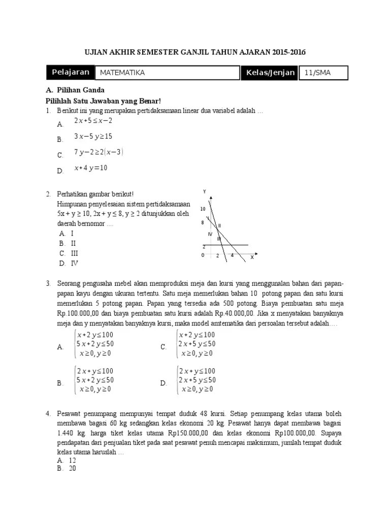 Jawaban Soal Lks Matematika Kelas 11 - Kumpulan Contoh Surat Dan Soal Terlengkap