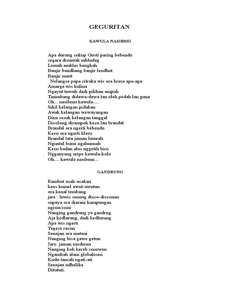 GEGURITAN | PDF