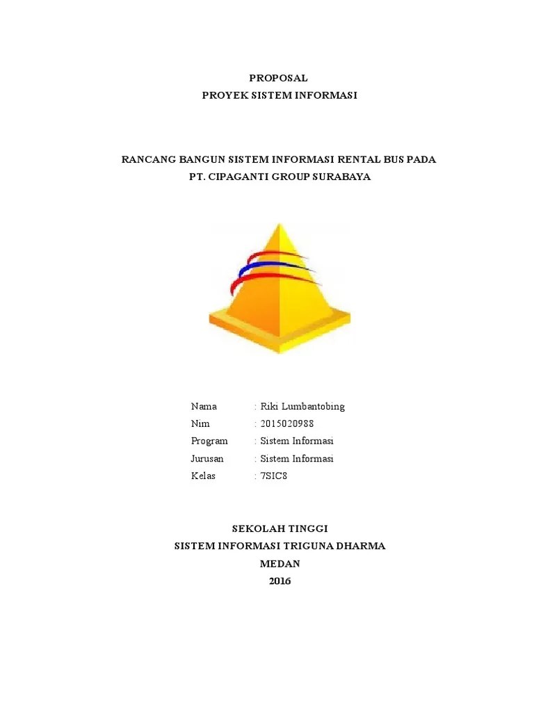 Proposal Proyek Sistem Informasi | PDF