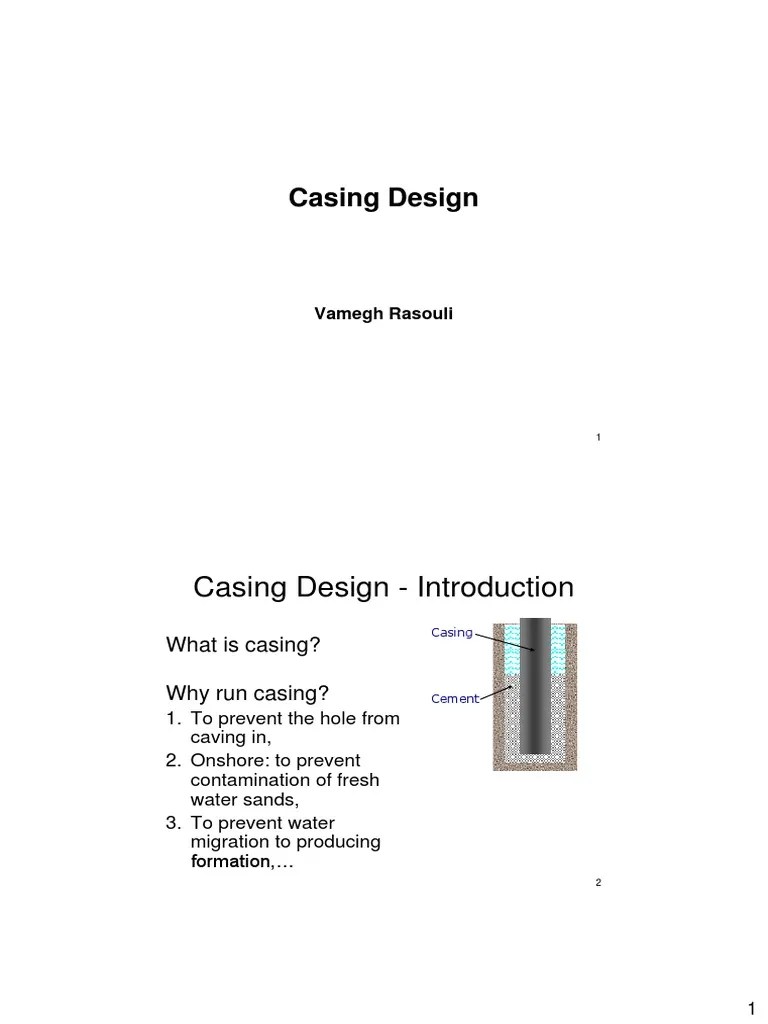 Casing Design.pdf Casing (Borehole) Yield (Engineering)