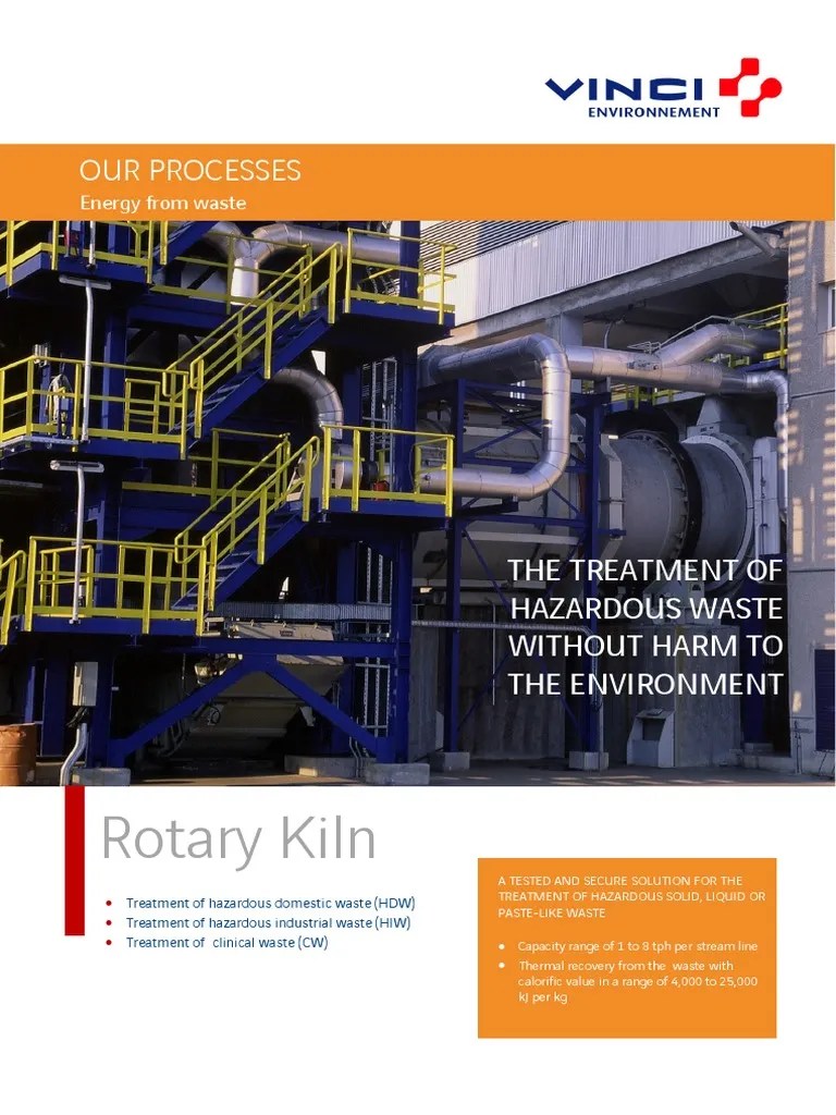 Rotary Kiln Hazardous Waste Incineration