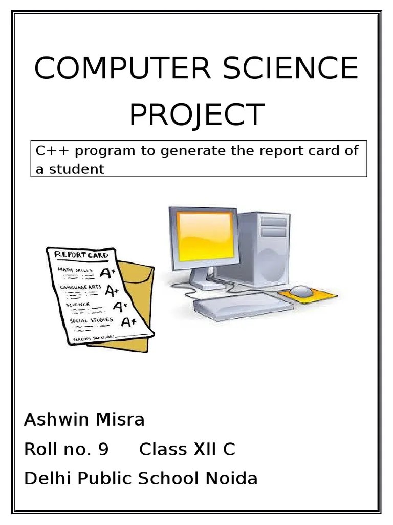 Computer Science Project Object Oriented Programming C++