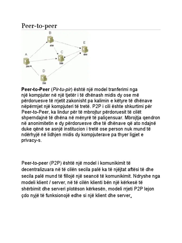 Peer 2 Peer PDF