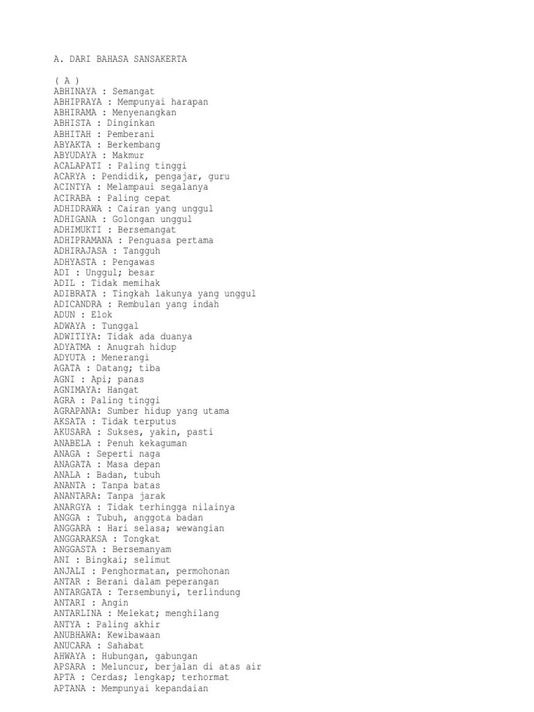 Arti Sebuah Nama | PDF