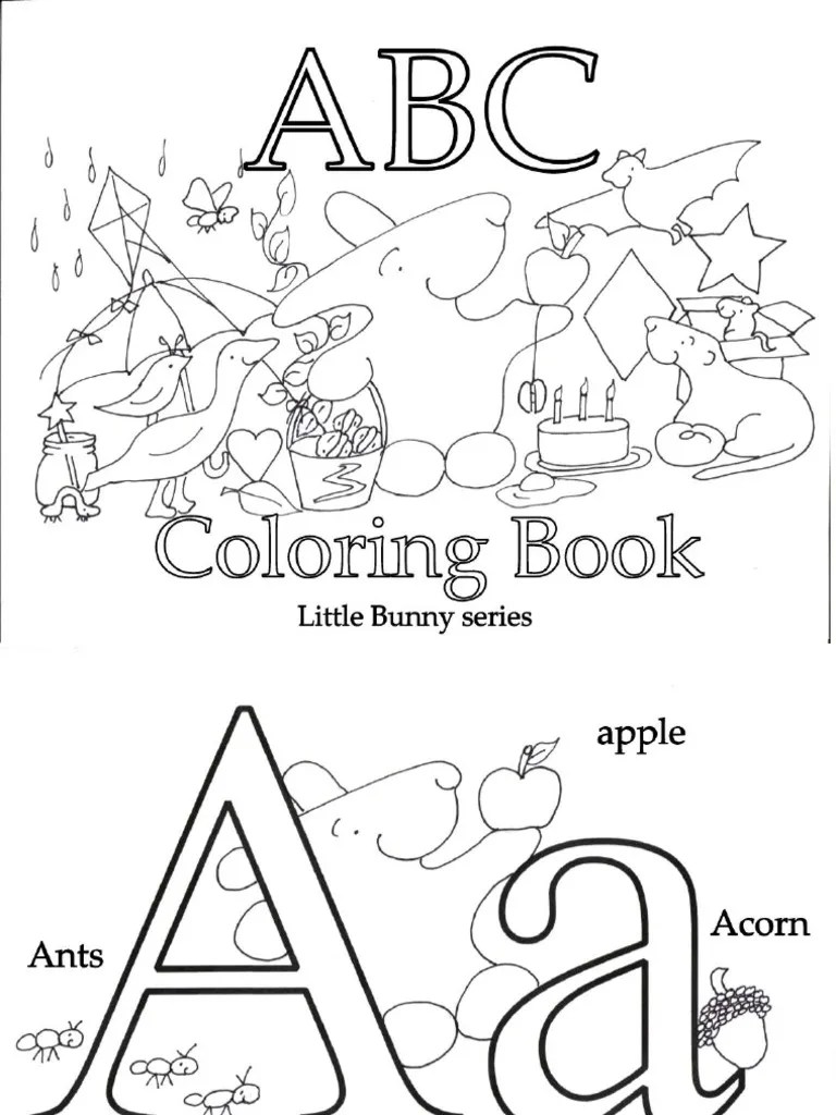 ABC Coloring Pages 10 FREE A to Z Pages Printabulls