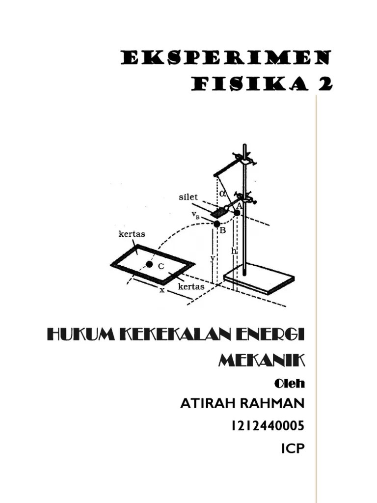 Hukum Kekekalan Energi Mekanik Benda