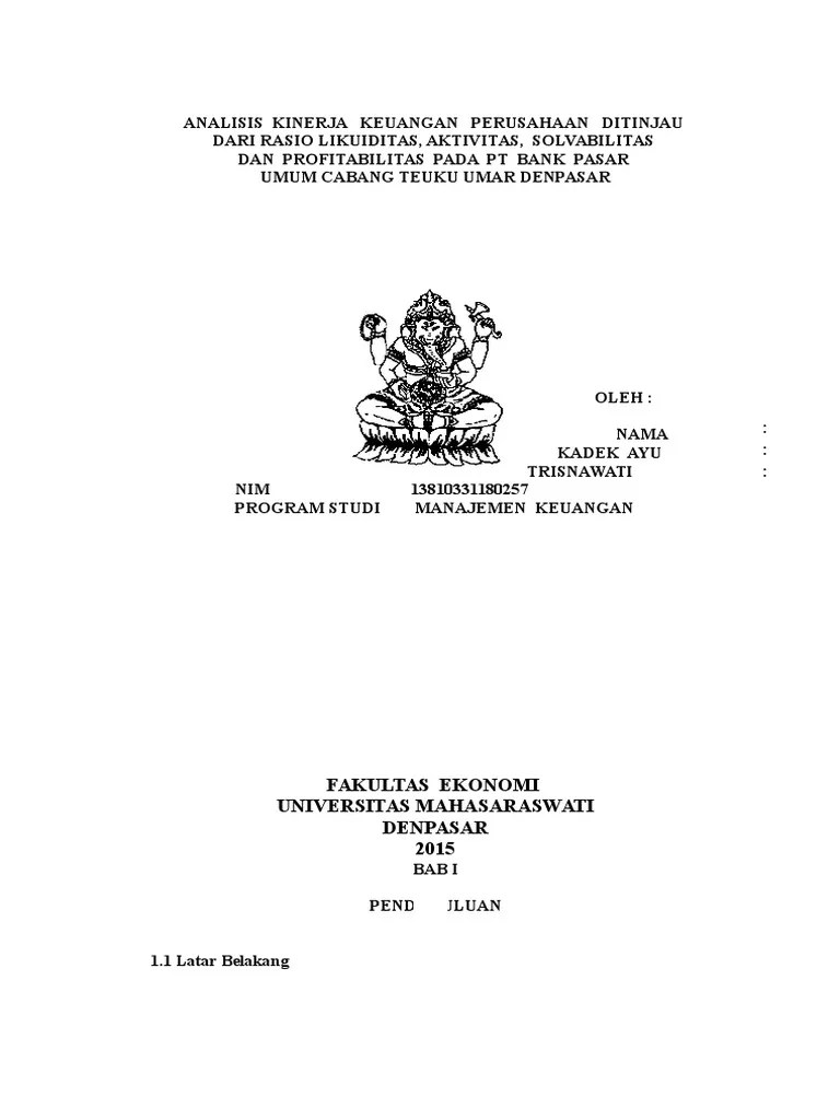 Skripsi Keuangan | Pdf