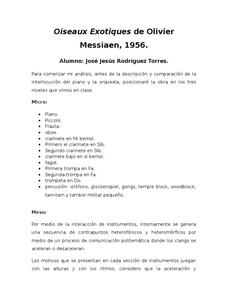 Oiseaux Exotiques PDF